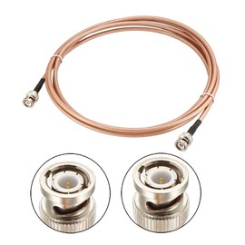 sourcing map BNC Male to BNC Male Coax Cable RG400 Low Loss RF Coaxial Cable 50 Ohm 2.74M/9Ft