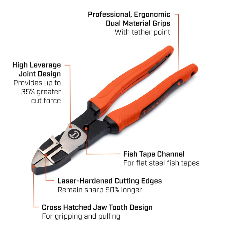 Crescent - Z2 9.5" Linesman Plier Cushion Grip (Z20509CG-06)