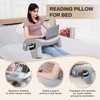 WOGAHEV Reading Pillow for Bed, Lap Desk for Laptop, Memory
