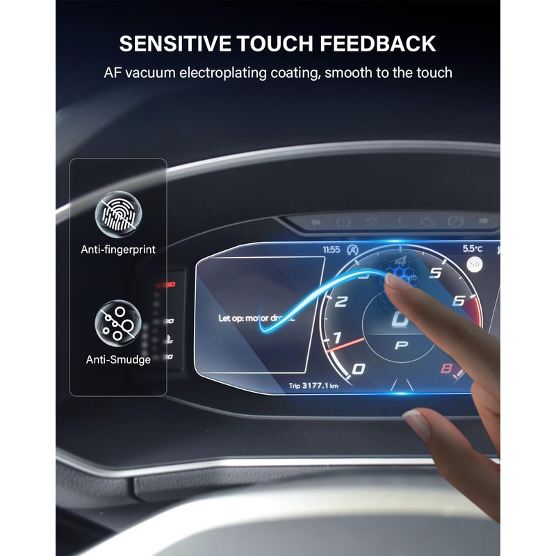 WEIPIN Digital Cockpit Screen Protector Compatible with Sea-t Ta-rraco Ate-ca