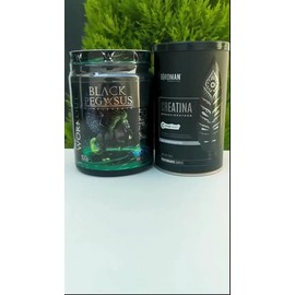 Creatina Monohidratada Birdman  Pre Entreno Black Pegasus                                                                                             