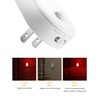 L LOHAS LED Red Night Light Plug in, Motion Sensor