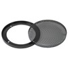Speaker-Abdeckgitter / - Grill 130 mm Black (Record), 2 Teilig
