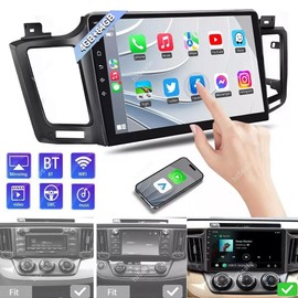 JOYINCAR 4G+64G 10.1" For Toyota RAV4 2013-2018 Carplay Android13 Car Stereo Radio GPS BT