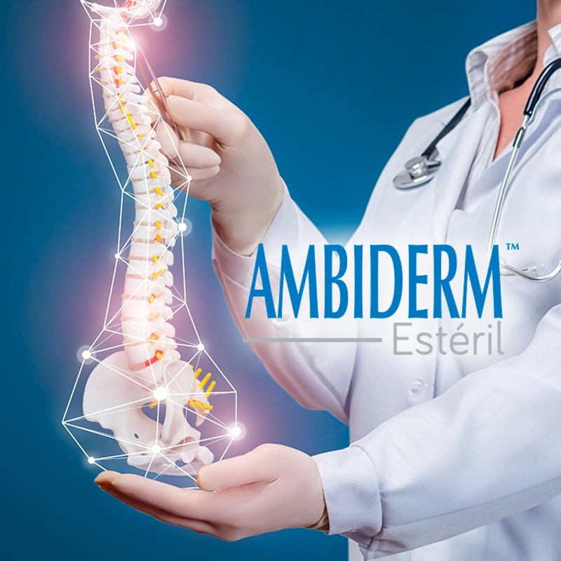 AMBIDERM 100 Guantes AMBIDERM ESTERIL (Chico) Ligeramente LUBRICADO