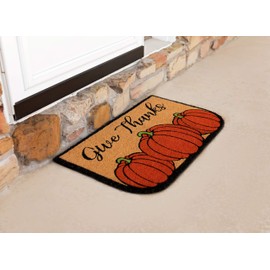 Notrax - C12S1830BB NoTrax C12 Birds on Branch Vinyl-Backed Coir Mat for Indoor/Outdoor Use 18"x30"