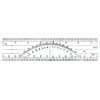 Westcott 6-Inch Metric Protractor Ruler (W-43 BP)