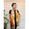 'Silk scarf - Klimt's 'The Kiss'. Hangs beautifully. Great 'Valentines'