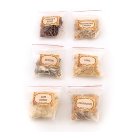 DHYANA 6 Incense (Cleaning) Set of 6 Natural Incense Varieties for Cleaning - Total 100 Grams - Ethical Harvest, High Quality