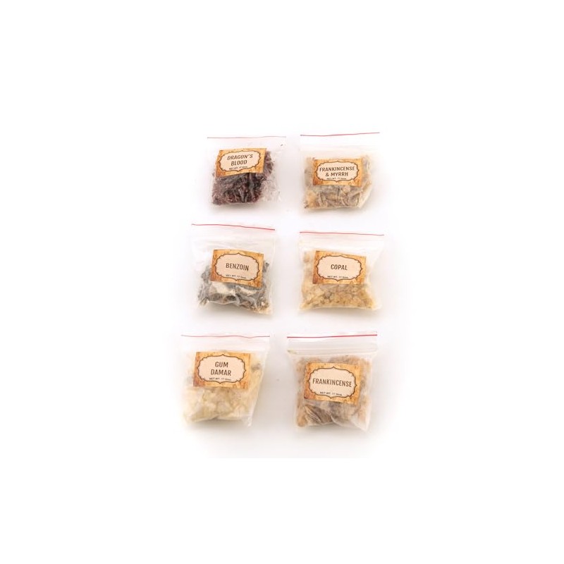 DHYANA 6 Incense (Cleaning) Set of 6 Natural Incense Varieties