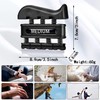 4 Weights Grip Strength Trainer Set,Hand Grip Finger Exerciser,Finger Strengthener,Work