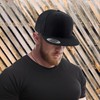 Trendy Apparel Shop Flexfit Oversize XXL Structured Blank Flatbill Snapback