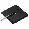 Merangue Compact Security Desktop Pen, 24" Metal Chain, Black
