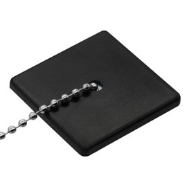 Merangue Compact Security Desktop Pen, 24" Metal Chain, Black