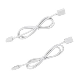 Maylit 2 Pcs 24 Inches Extension Cables, Suitable for 5 Color Temperatures and Multicolor Under Cabinet Lights Plug in