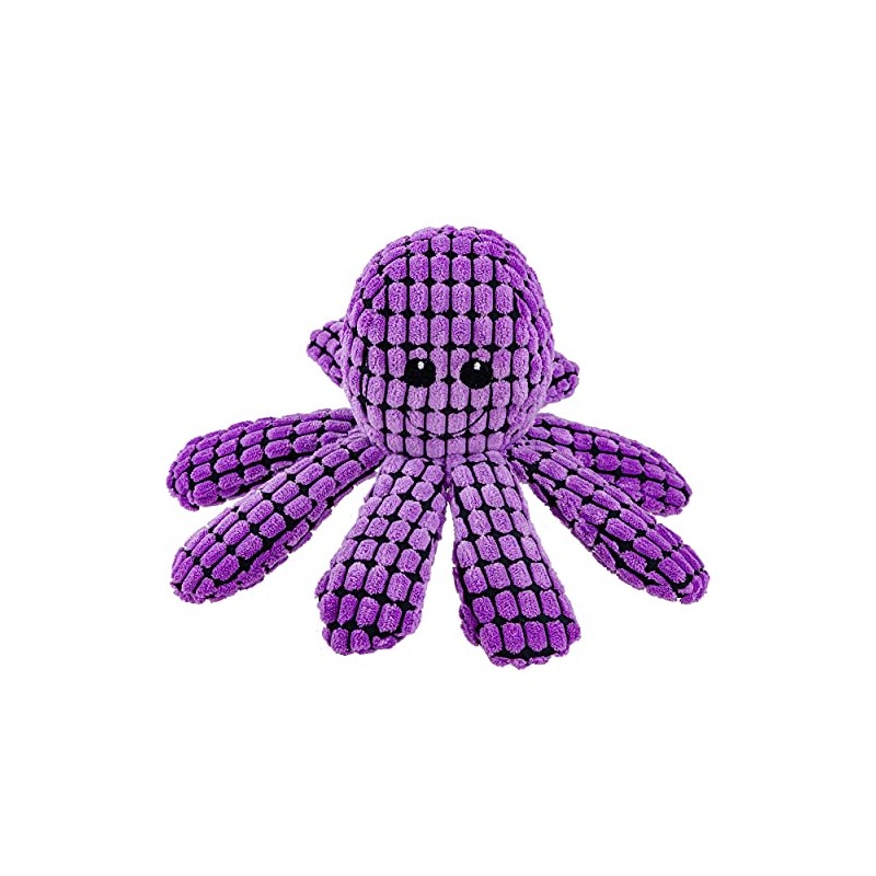 Giftable World 9 Inch Plush Pet Toy Purple Corduroy Octopus