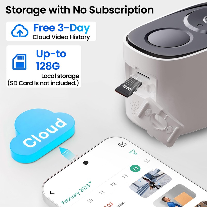 HITELLARCAM 2026 Upgraded 2K Security Cameras Wireless Outdoor with Solar