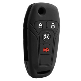 RemoteStop Key Fob Remote Start Skin Shell Case Cover Replacement for Ford N5F-A08TDA