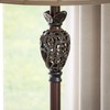 Kenroy Home 20182GR Iron Lace Buffet Lamp with Golden Ruby