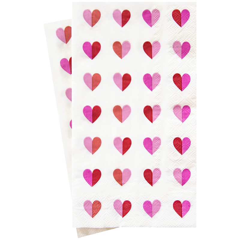 With All My Heart Guest Dinner Napkin (16 count)