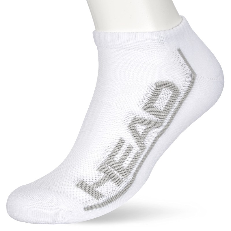 HEAD Unisex Trainer Socks (Pack of 2), White