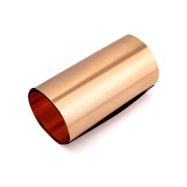 QWORK® 0.1mm Copper Sheet Roll, 99.9% Pure Copper Metal Sheet Foil - 0.1mm x 20cm x 1M (0.004" x 8" x 39.5")