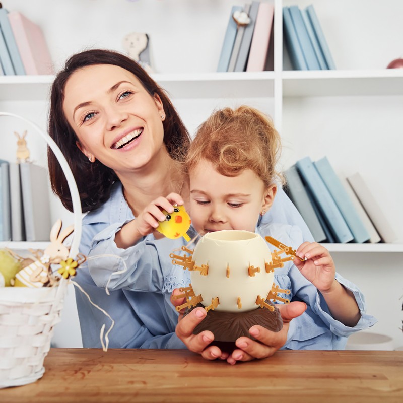 Easter Eggshell Trick Toy Parent Child Interactive Sword Pirate Bucket