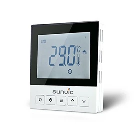 Sunvic WiFi S101 Smart Programmable Thermostat, 230 V, White