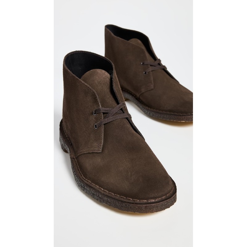 Clarks Men's Desert Boots Chukka, Brown Suede, 9