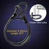 Bike U Lock,Heavy Duty Combination Bicycle u Lock Shackle 4ft