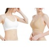 Comfyin Bralette Acolchado para Mujer, Tirantes para Dormir, sin Costuras,
