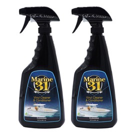 Marine 31 Vinyl Cleaner & Conditioner 2 Pack - 2 20oz Spray Bottles - Marine & Boat, Home & Patio Furniture Vinyl Cleaner & Conditioner