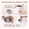 Retro Electric Kettle, 1.7L Stainless Steel Tea Kettle with Large