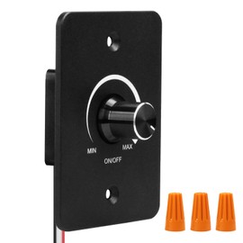 VIPMOON DC12V Dimmer Switch, RV Dimmer Switch Metal Aluminum PWM On Off LED Dimmer Switch Low Voltage for Puck Light, Awning Light, Led Strip Light, Campervan, Motorhome, Car, Boats, Truck, Trailer