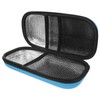 VICASKY Portable Insulated Cooler Bag for Injection Pens Dual Functionality Travel Case Cooling with Foil Stylish Blue Design for Home Go Medication Storage