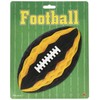 Pkgd Tissue Football w/Laces (black & golden-yellow) Party Accessory (1