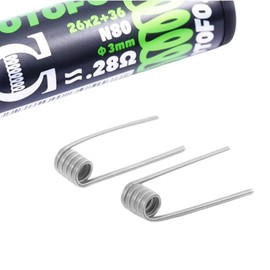 Wotofo Dual Core Fused Clapton N80 Wire 3mm - 0.28ohm