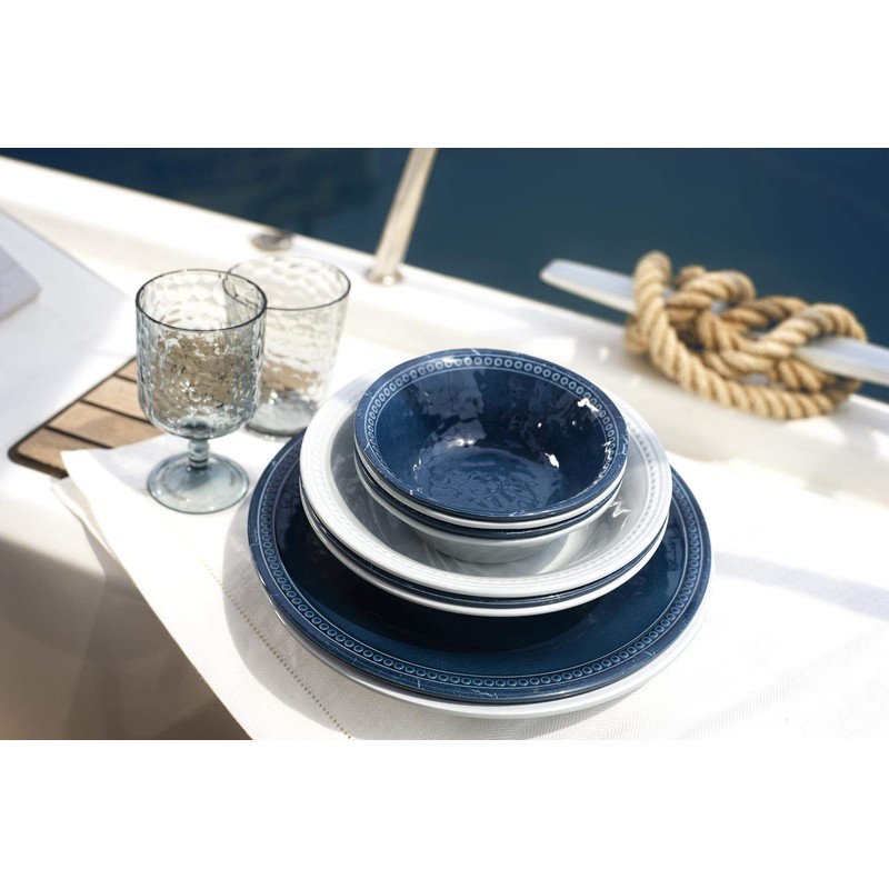 Marine Business Harmony Lagoon Soup Plates, Deep 20.5 cm, Set