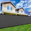 Shade&Beyond 8'x85' Dark Grey Privacy Screen 90% Visibility Blockage Fence