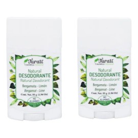 Desodorante Natural Mujer Hombre S/ Aluminio Bergamota Menta Bergamoota Limón