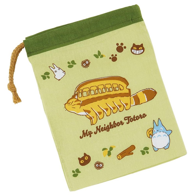 Skater KB63C Lunchbox Cup Bag Ghibli Totoro Cat Bus Boys