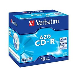 Verbatim 52x CD-R Super Azo 700MB 10 Pack Jewel Case