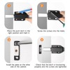 KTHZI 4 Pack Push to Open Door Catches,Magnetic Door Latch