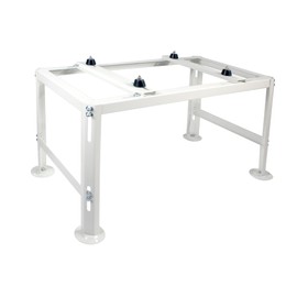 Mini Split Stand Ground Mounting Bracket Pad for 9,000-36,000BTU AC/Heating System/Ductless Air Conditioner,Anti-Vibration Heavy-Duty Vibration Absorber Condenser Adjustable Base 770LBS Load Capacity