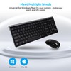 YXLILI Wireless Keyboard and Mouse Combo Quiet Keyboard and Mouse