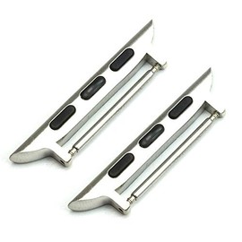 Sulla Connector Compatible with Apple iWatch Series 4, 5, 6, 7, 8, 44 mm, Silver