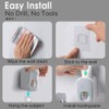 Monkey Home Automatic Toothpaste Dispenser Set with Wall Mount for