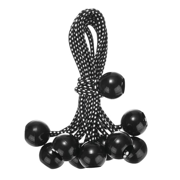 M METERXITY 10-Pack Ball Bungee Cords, 6 Inch High Elastic
