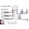 RUNCCI-YUN Electric Guitar Wiring Harness Kits for Strat Style Guitar