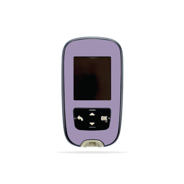MightySkins Skin Compatible with Accu-Chek Guide - Solid Lavender |